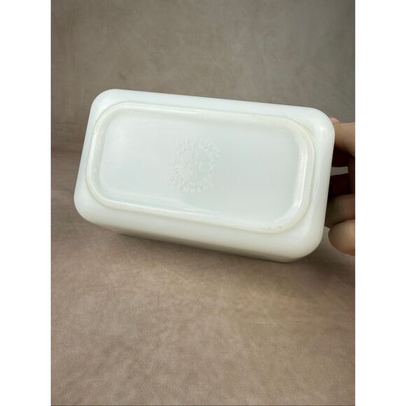 Vintage Pyrex Refrigerator Dish Amish Butterprint 0502 1.5 Pt No Lid - Picture 7 of 7